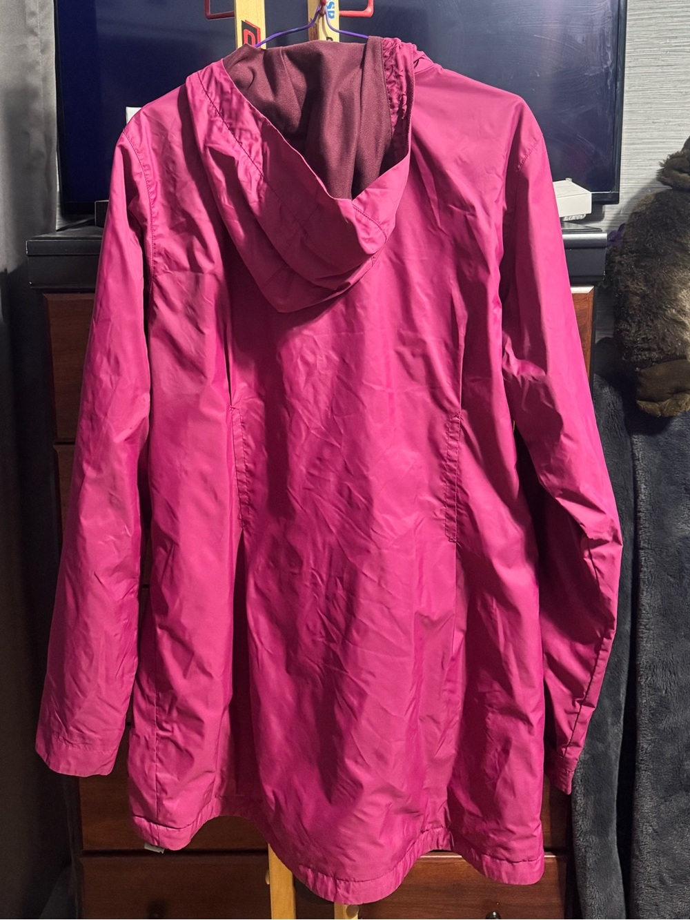 Columbia Raspberry Pink Hooded Jacket - Picture 2 of 3